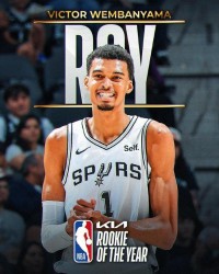  马刺新秀文班亚马当选月最佳  