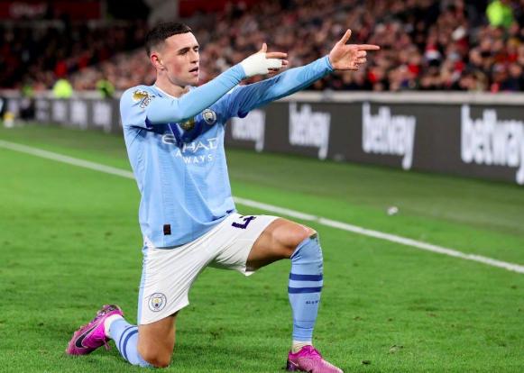  阿森纳险胜布伦特福德，厄德高制胜  